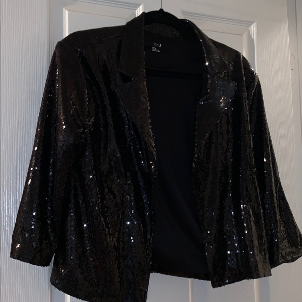 Medium XX1 Black Sequin Blazer